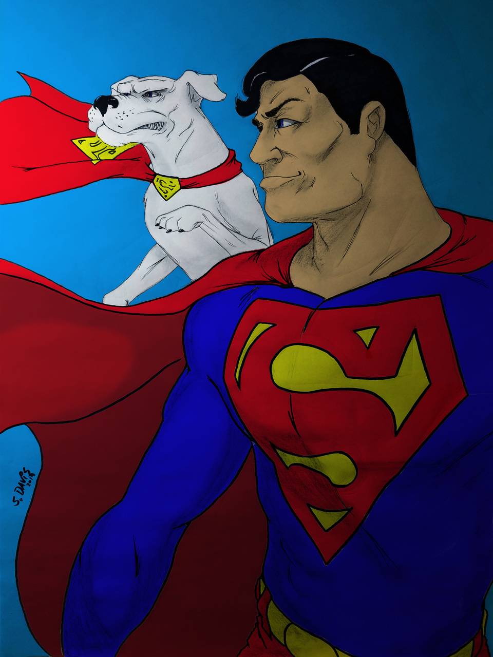 Superman and Krypto wallpaper