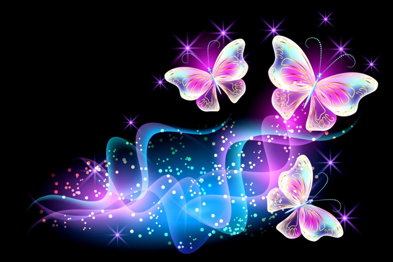 Nice Decoration Pink Butterfly Wallpapers Butterflies