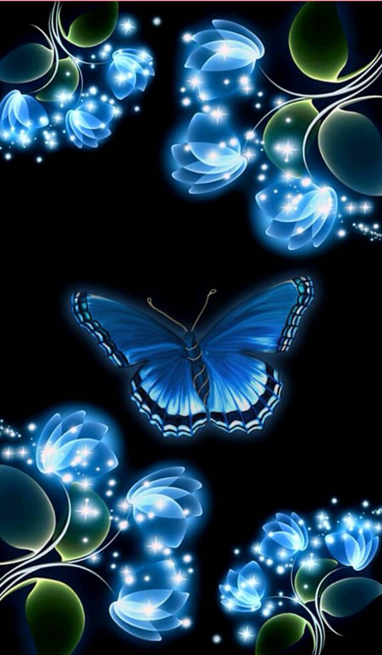 Neon Butterfly Wallpapers Wallpaper Cave