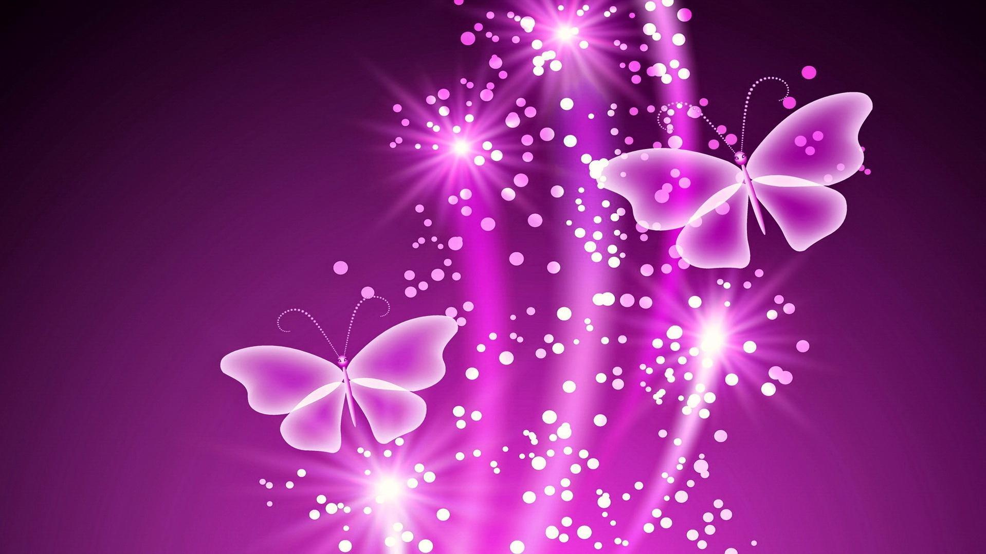 Neon Butterflies Live Wallpapers for Android