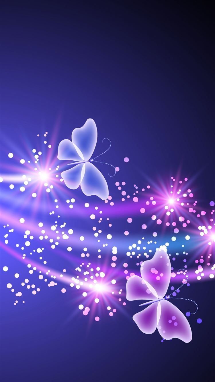 Iphone 6 Neon Butterfly Wallpapers