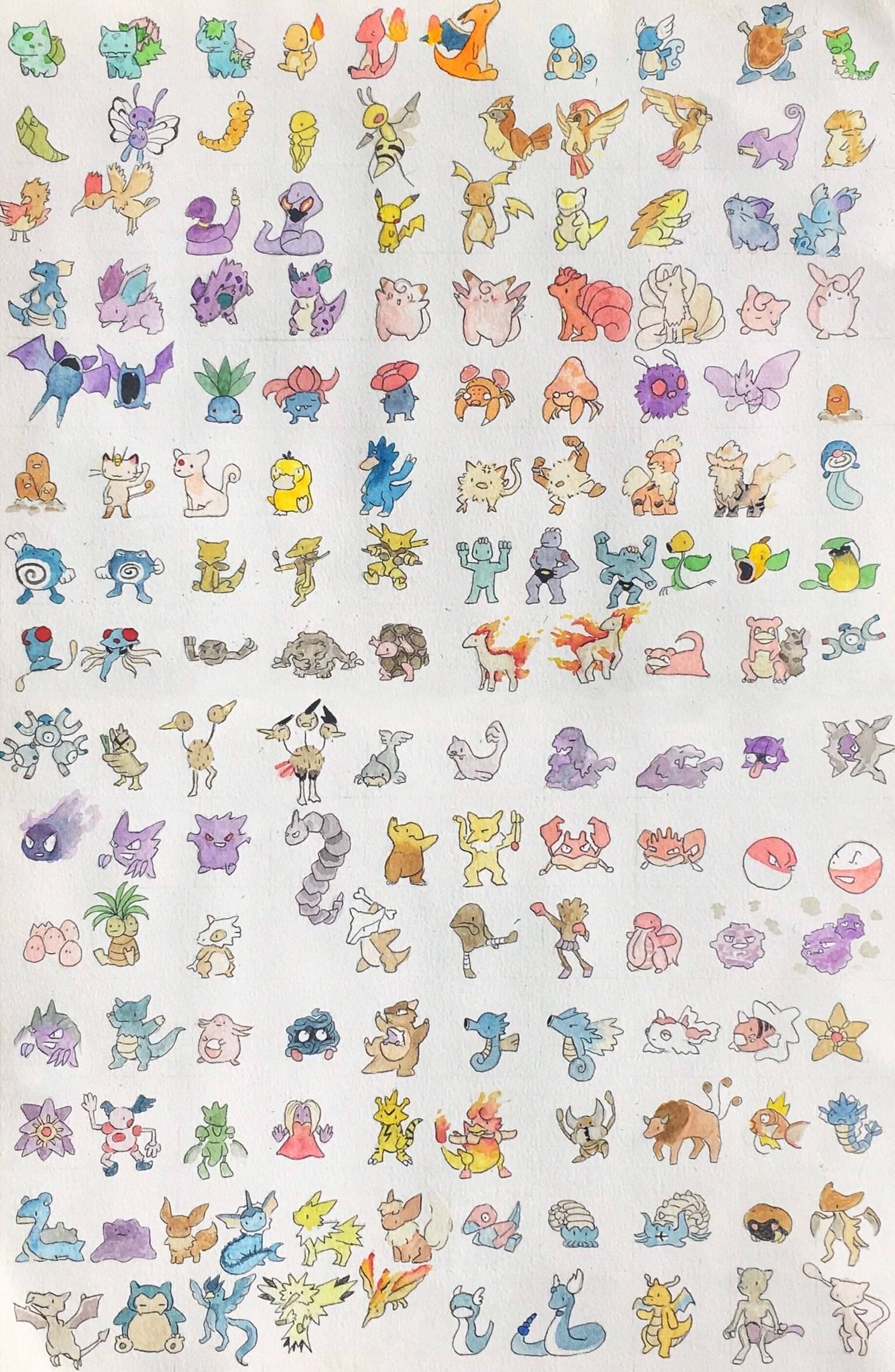 Pokemon gen 1 wallpaper