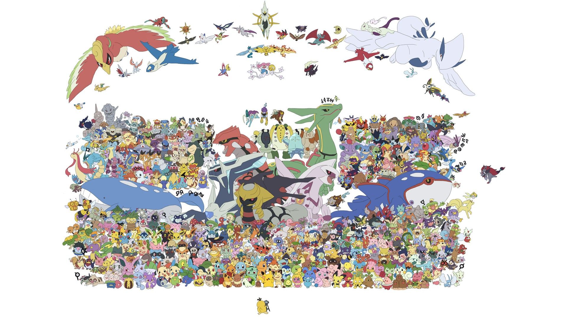 All Pokemon Gen 1 8 HD Wallpaper