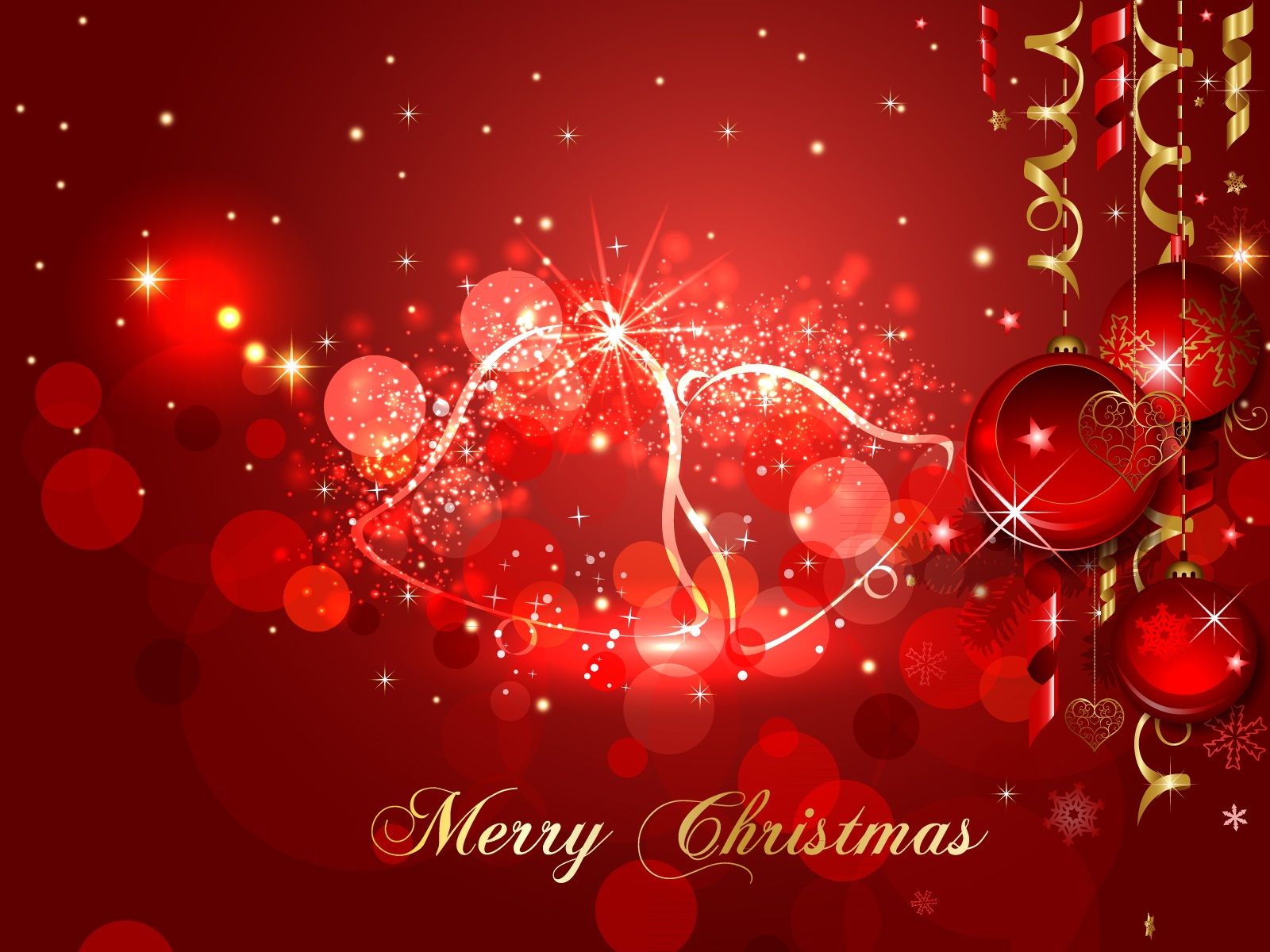 Merry Christmas Background Background for Free PowerPoint