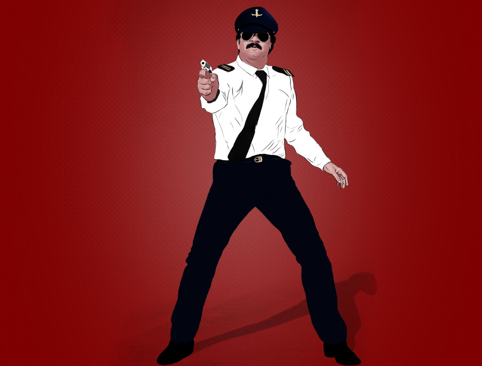 commissioned illustrations for MOHANLAL malayalam movie, Ananthu S Kumar