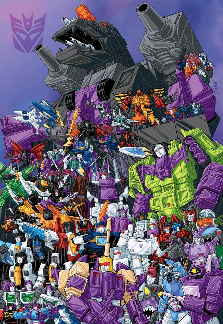 Decepticons G1 colored by artrobot9000. Transformers artwork, Transformers art, Transformers decepticons