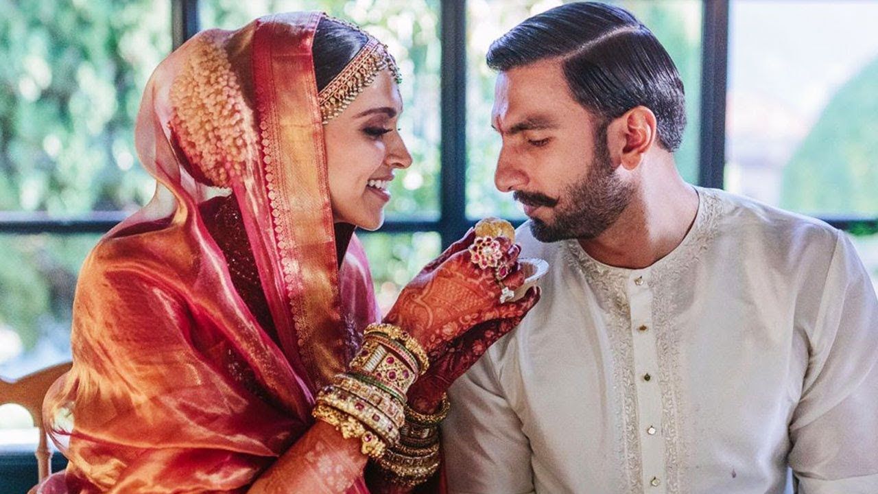 Deepika Padukone and Ranveer Singh Beautiful Wedding Pics. #DeepVeerKiShaadi