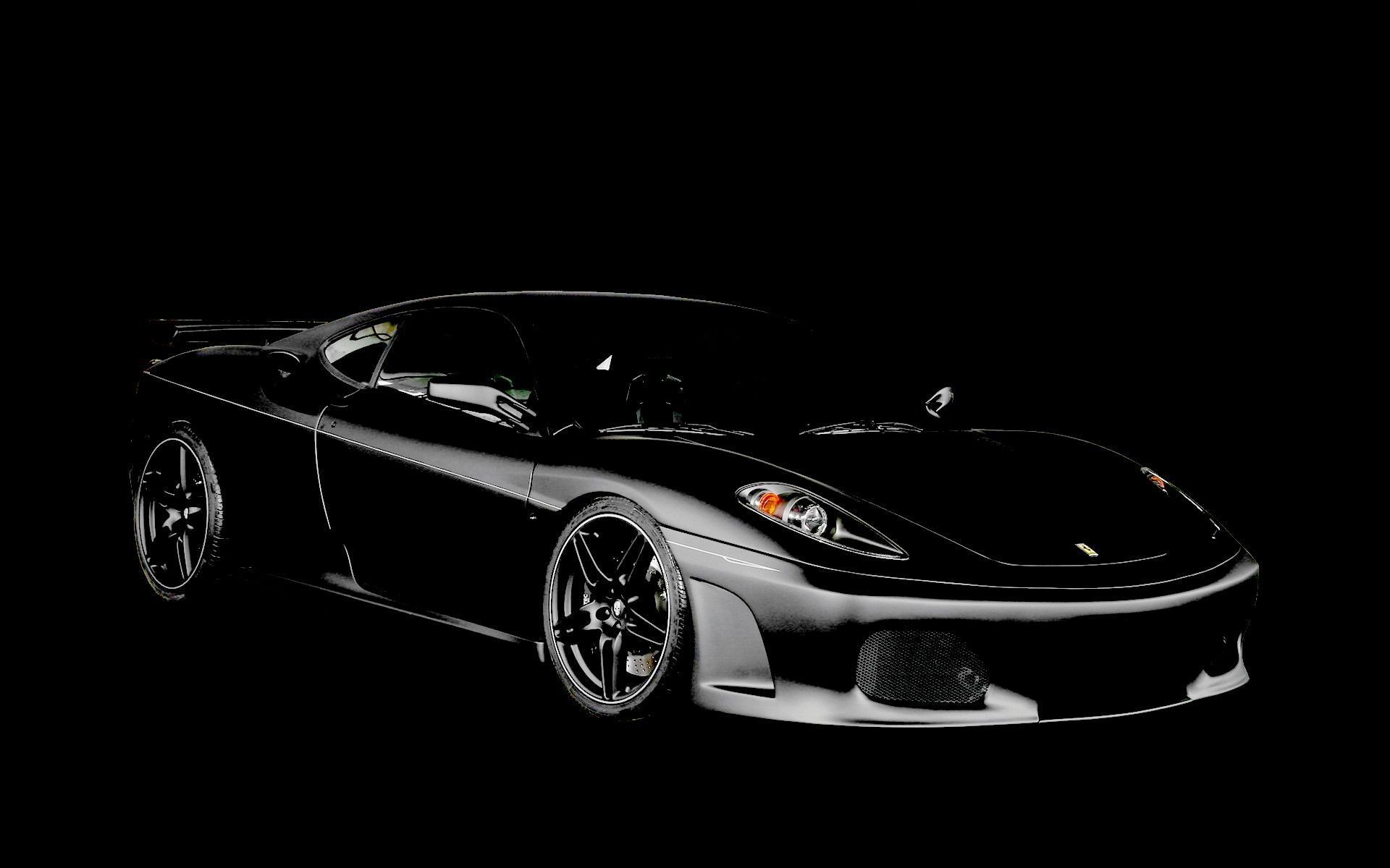 Black wallpaper with Ferrari wallpaper and image, picture, photo