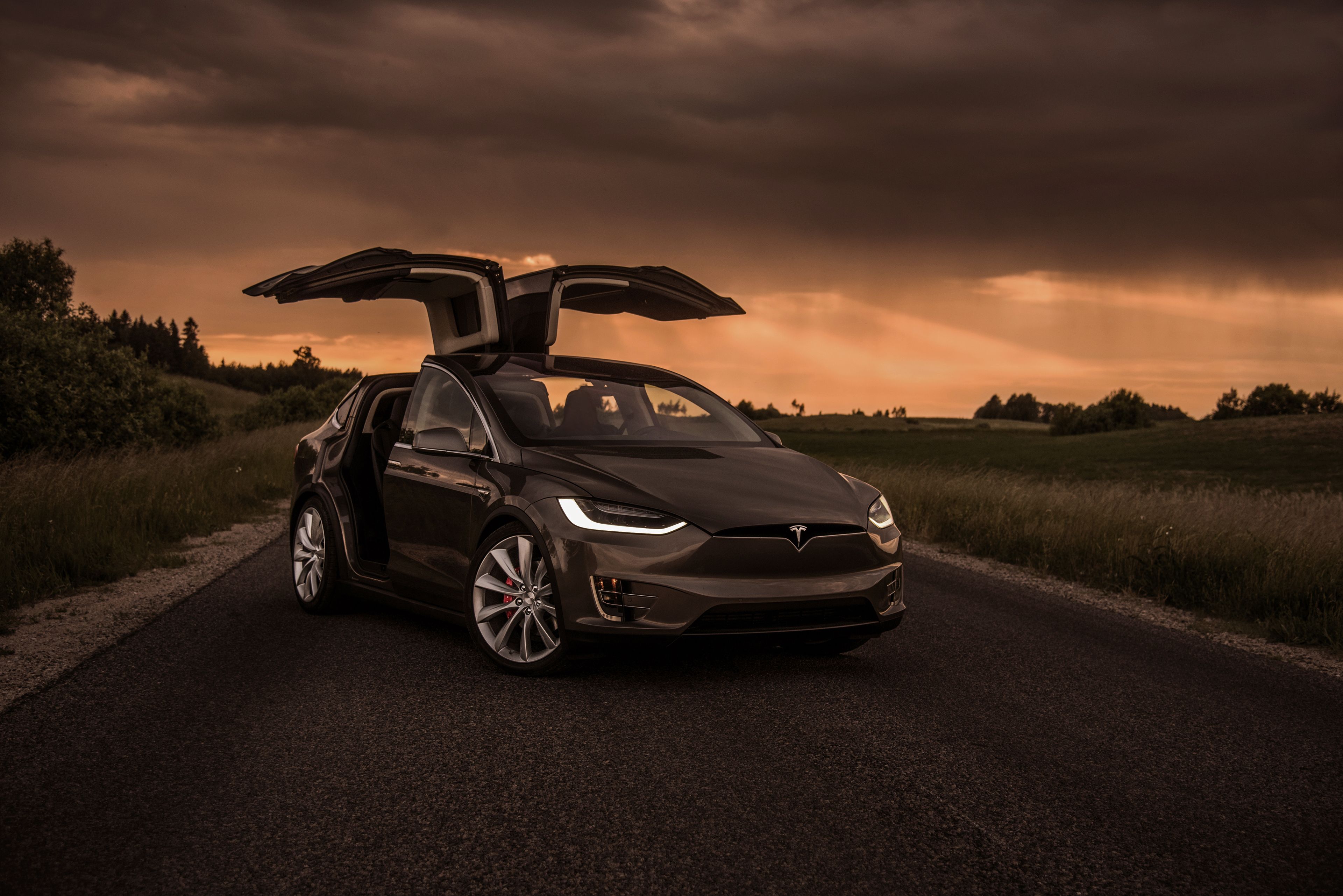 Tesla Model X Front, HD Cars, 4k Wallpaper, Image, Background, Photo and Picture