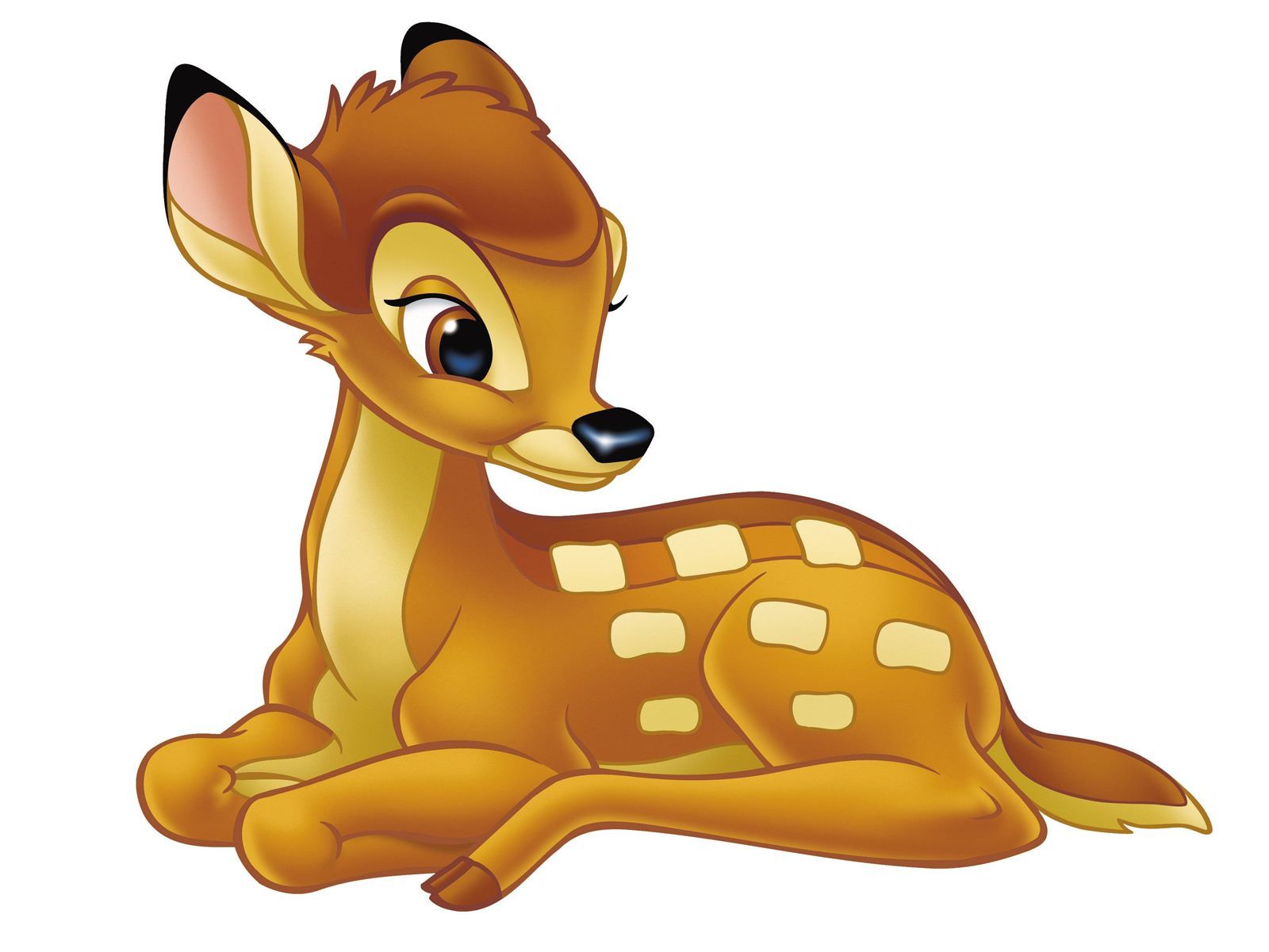 Cartoon Image Of Baby Deer Wallpaper