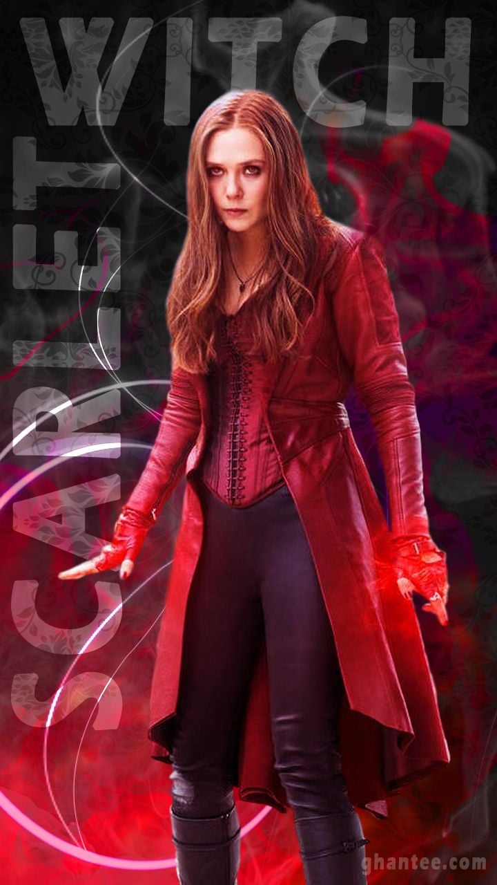 scarlet witch mobile wallpaper from the movie avengers