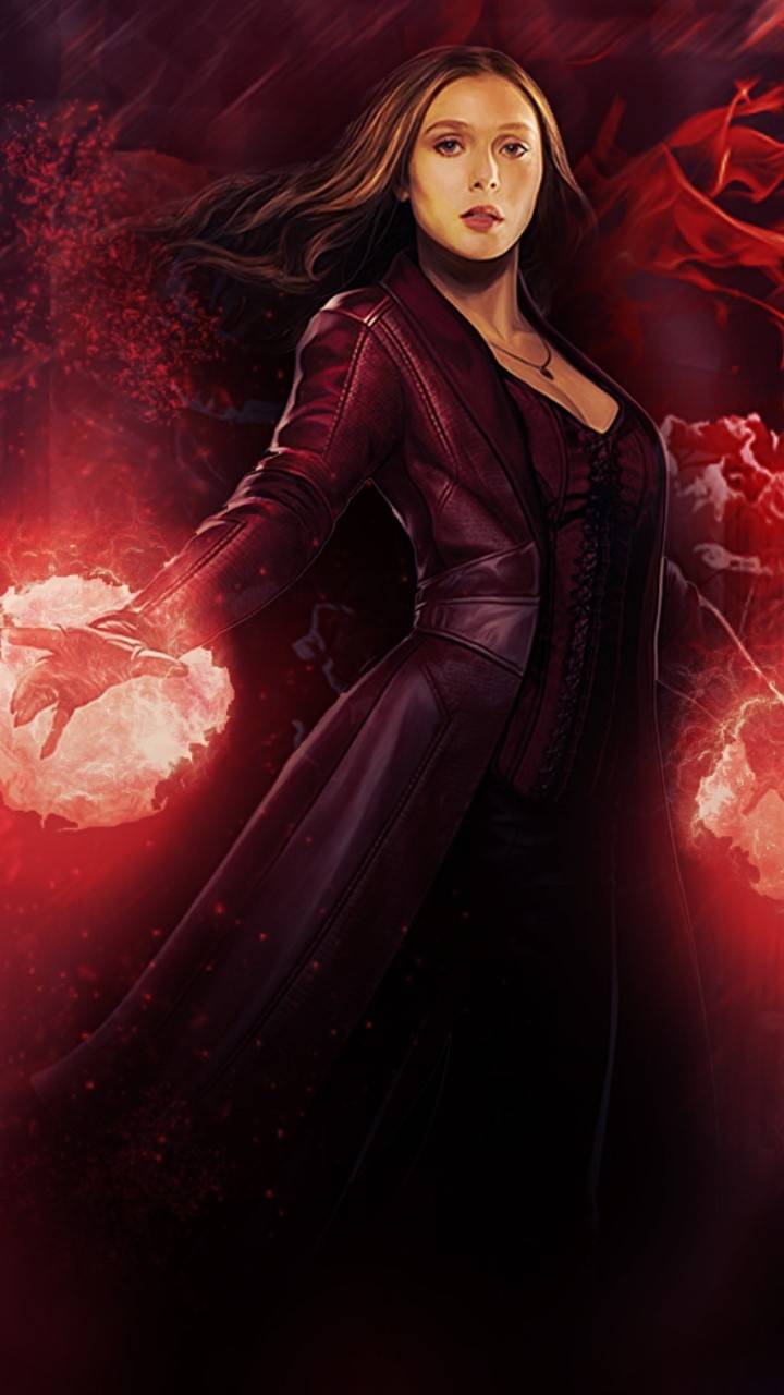 Scarlet Witch Avengers Wallpaper HD