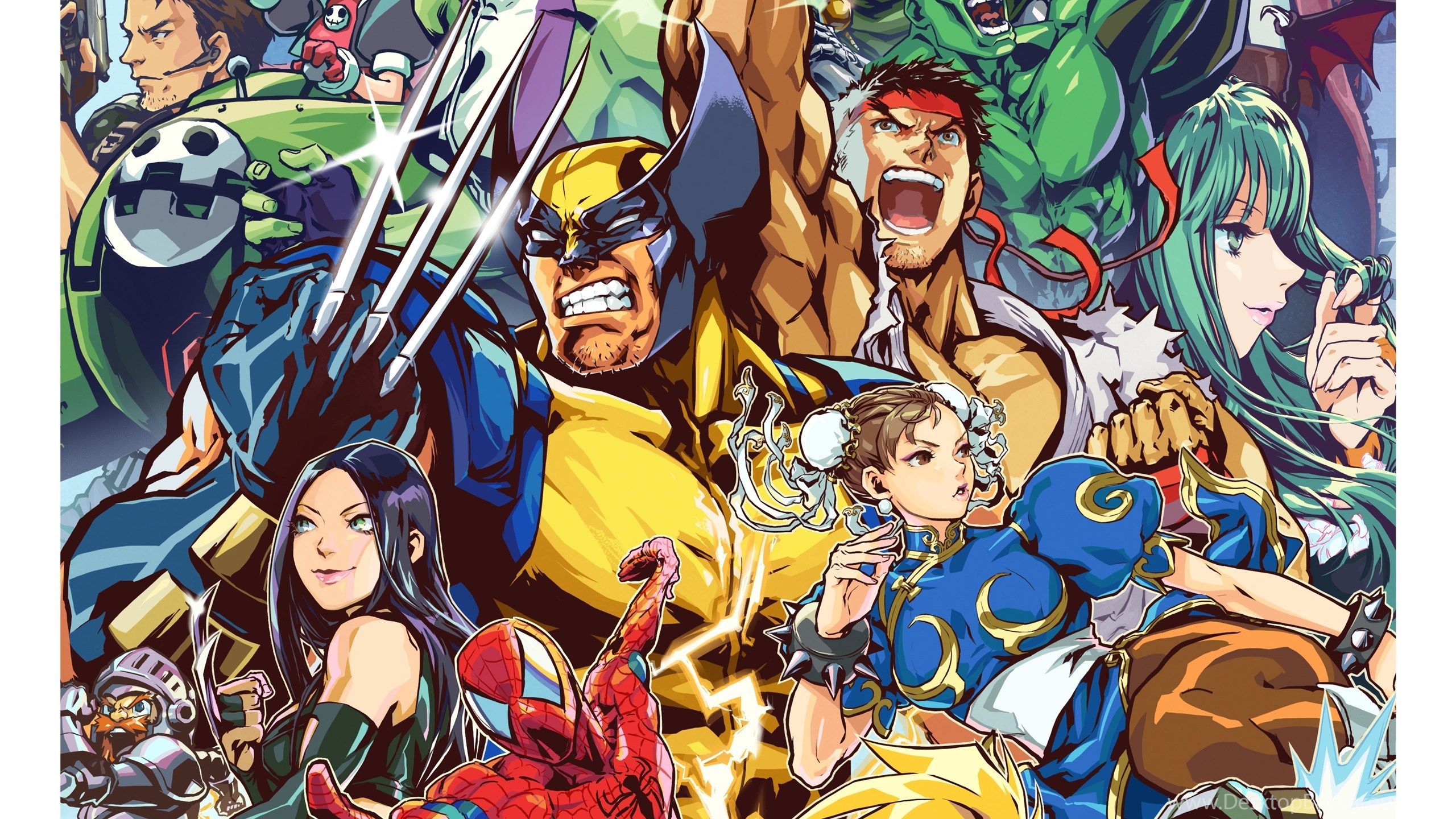 Marvel Vs. Capcom Wallpaper Free Marvel Vs. Capcom Background