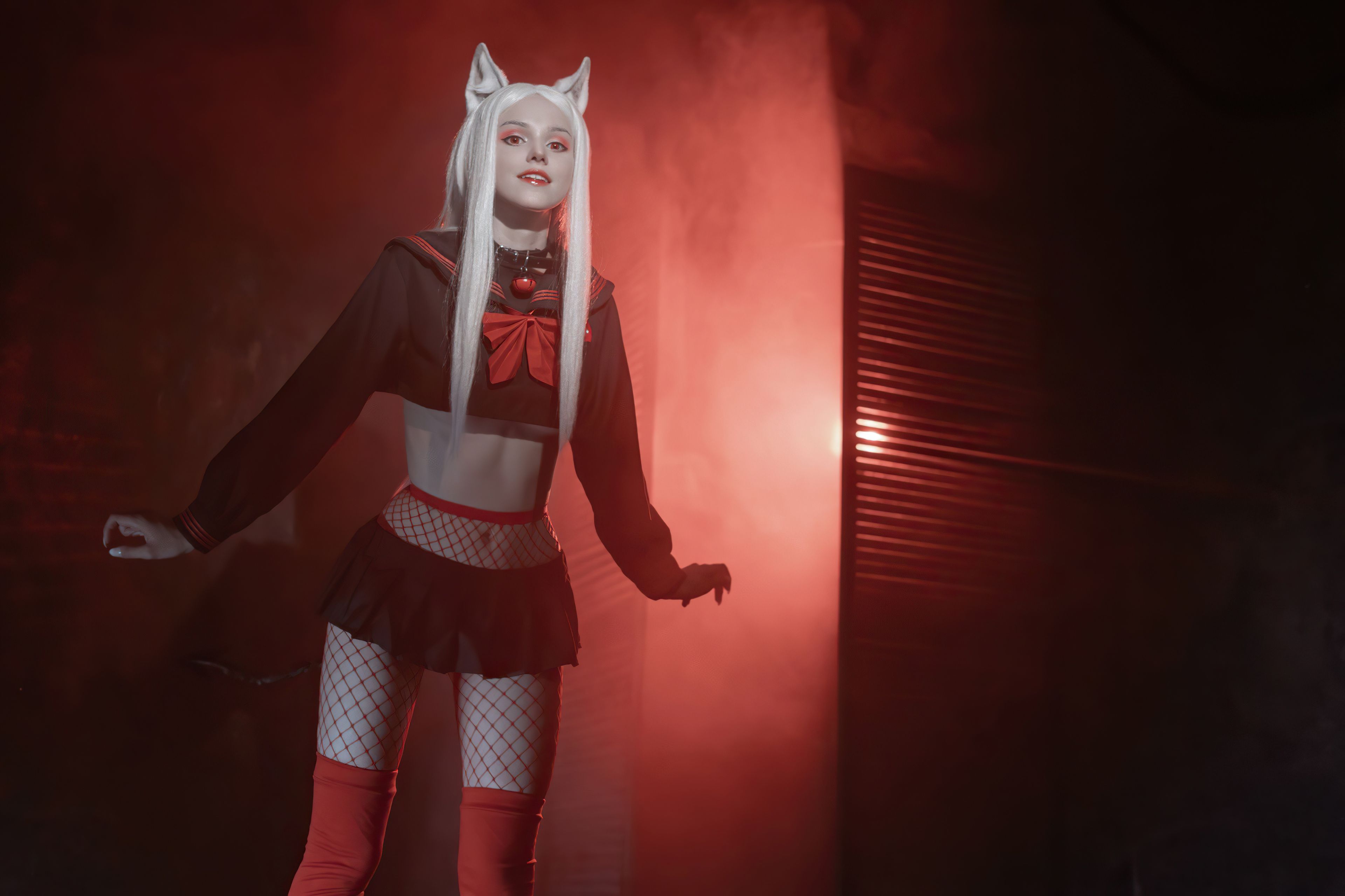 Cerberus Helltaker Cosplay Wallpaper, HD