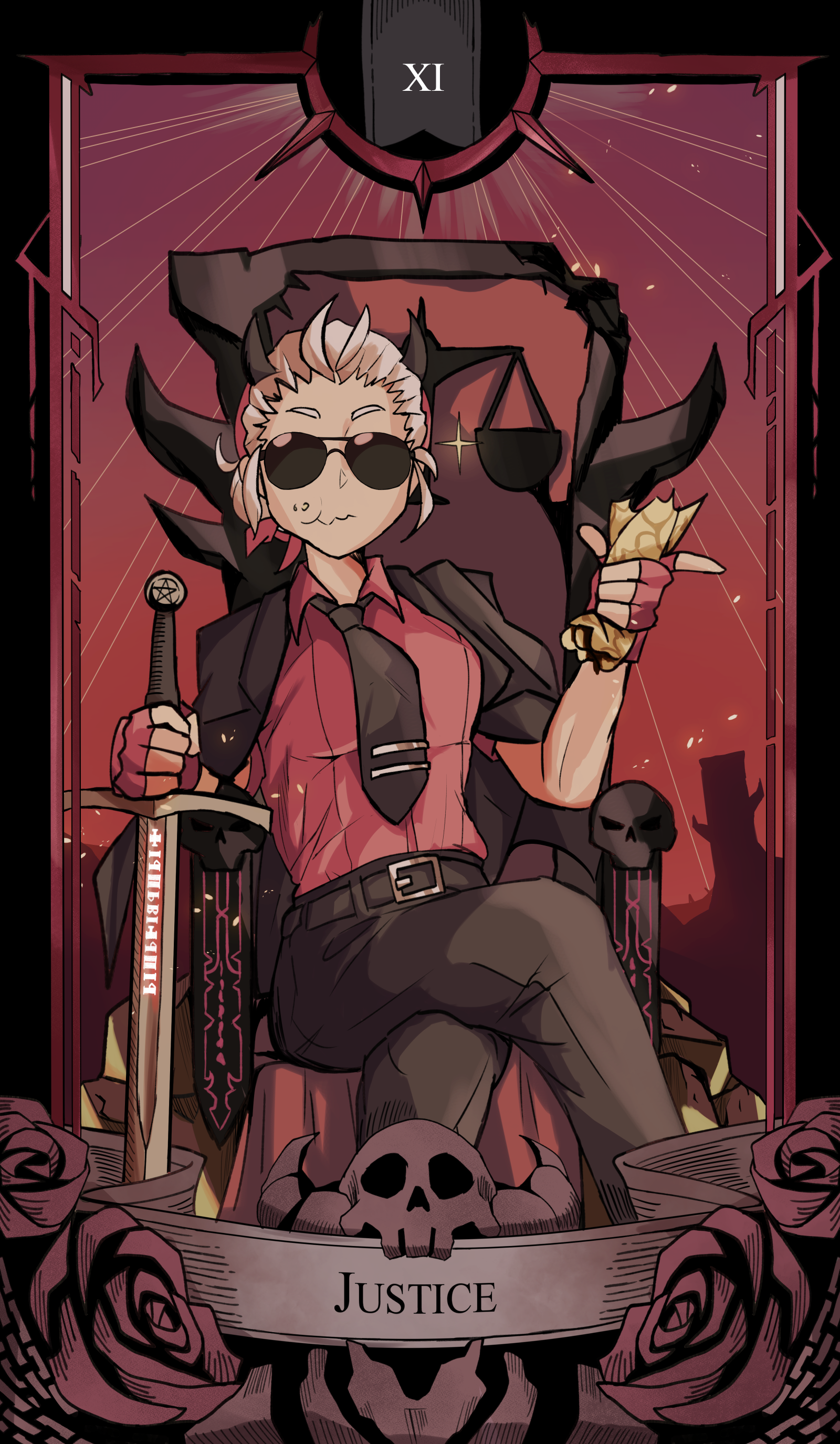 Justice (Helltaker) Anime Image Board