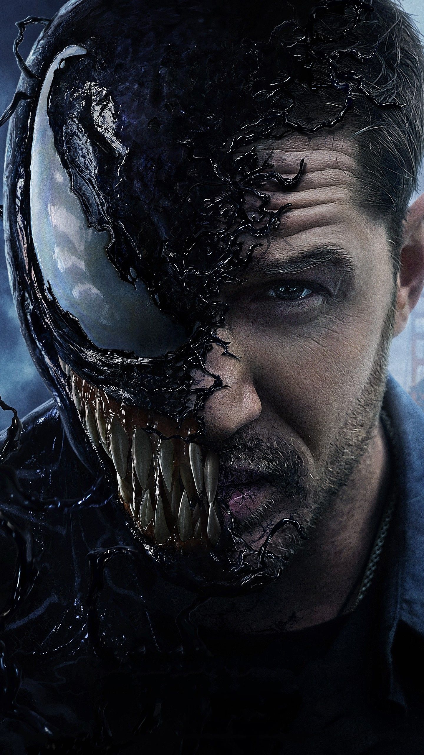 Venom Tom Hardy 5K Wallpaper