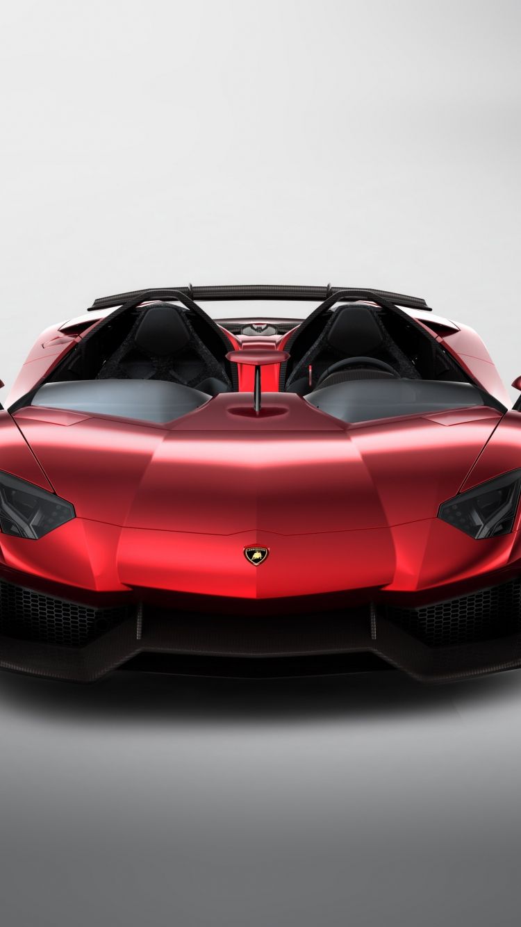 Download 750x1334 wallpaper red, sports car, lamborghini aventador, iphone 7, iphone 8, 750x1334 HD image, background, 18307