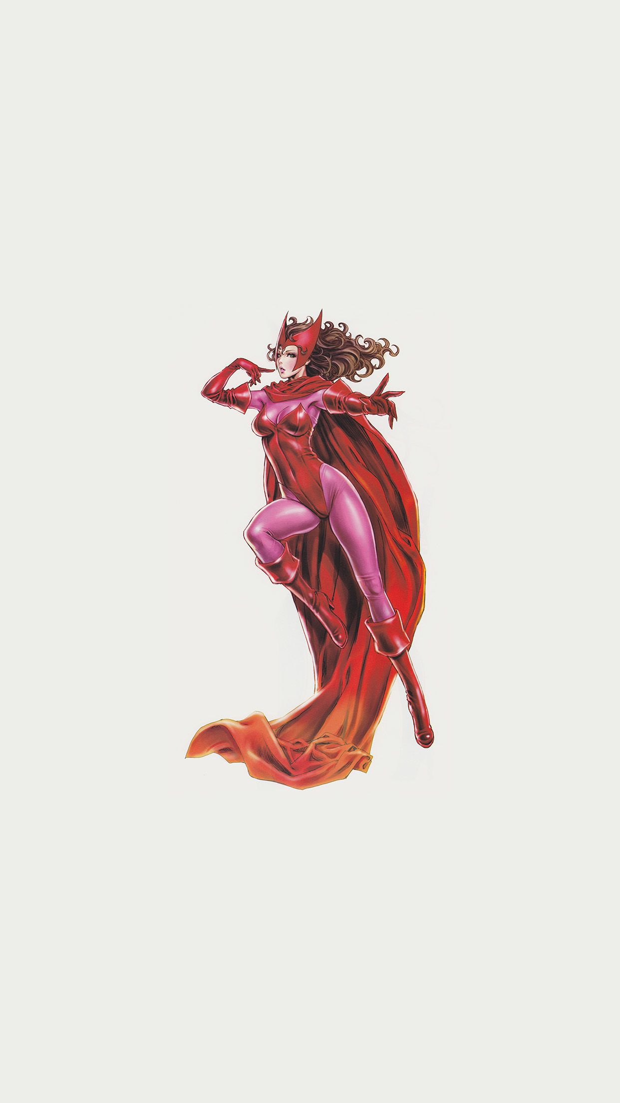 Scarlet Witch Avengers Comics Illust Art Film Android wallpaper HD wallpaper