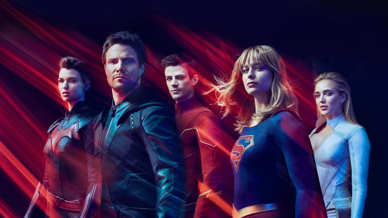 The Flash Supergirl Arrow Batwoman White Canary 4K Wallpaper