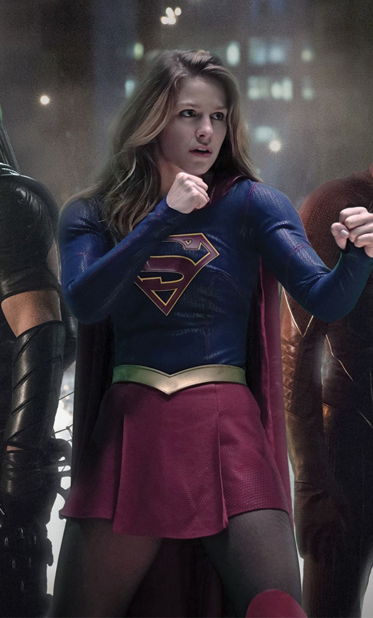Legends Of Tomorrow Flash Arrow Supergirl iPhone 6 plus Wallpaper, HD TV Series 4K Wallpaper, Image, Photo and Background