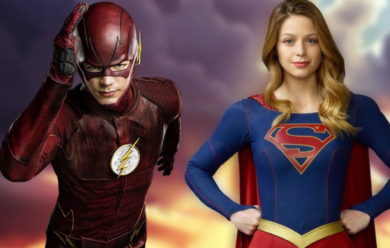 Wallpaper supergirl, crossover, Flash, Barry Allen, Kara Denver image for desktop, section фильмы
