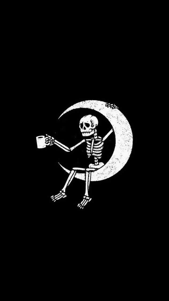 Minimalist Skeleton Phone Wallpapers - Wallpaper Cave