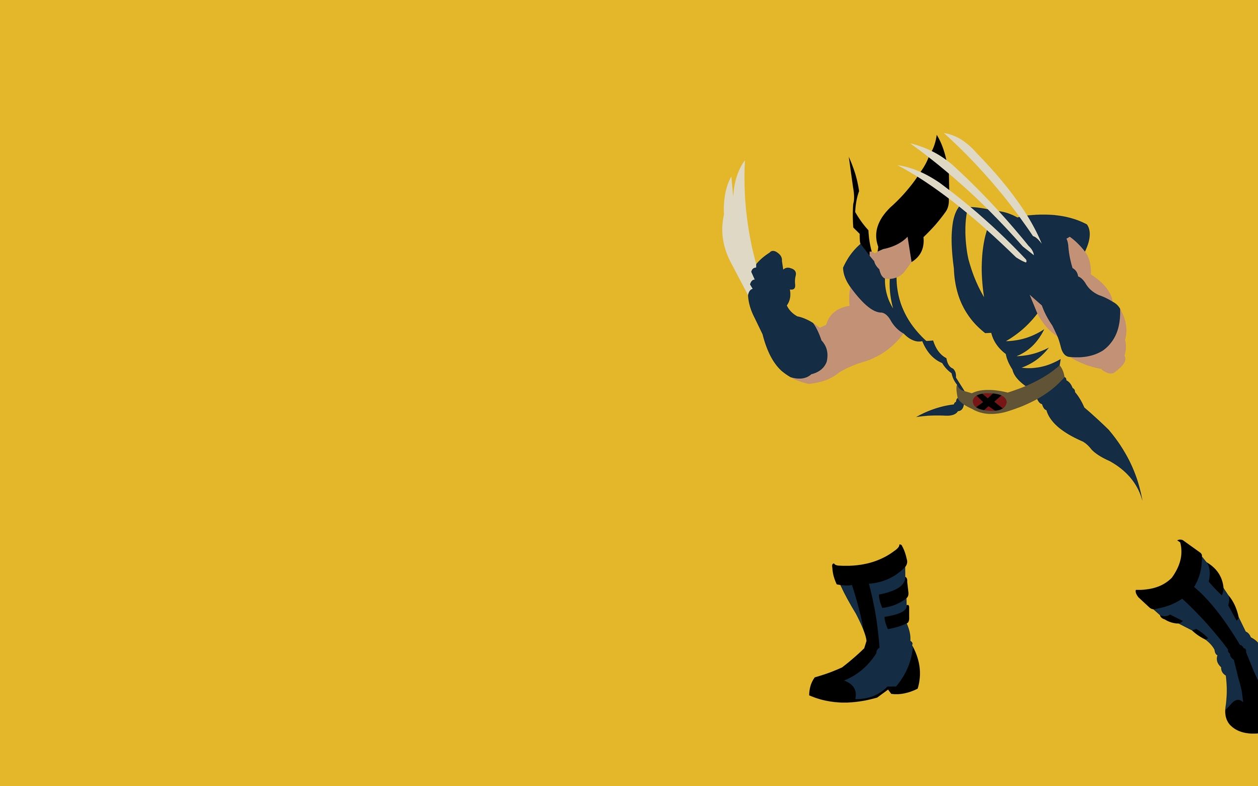 Minimalist Wolverine Wallpaper