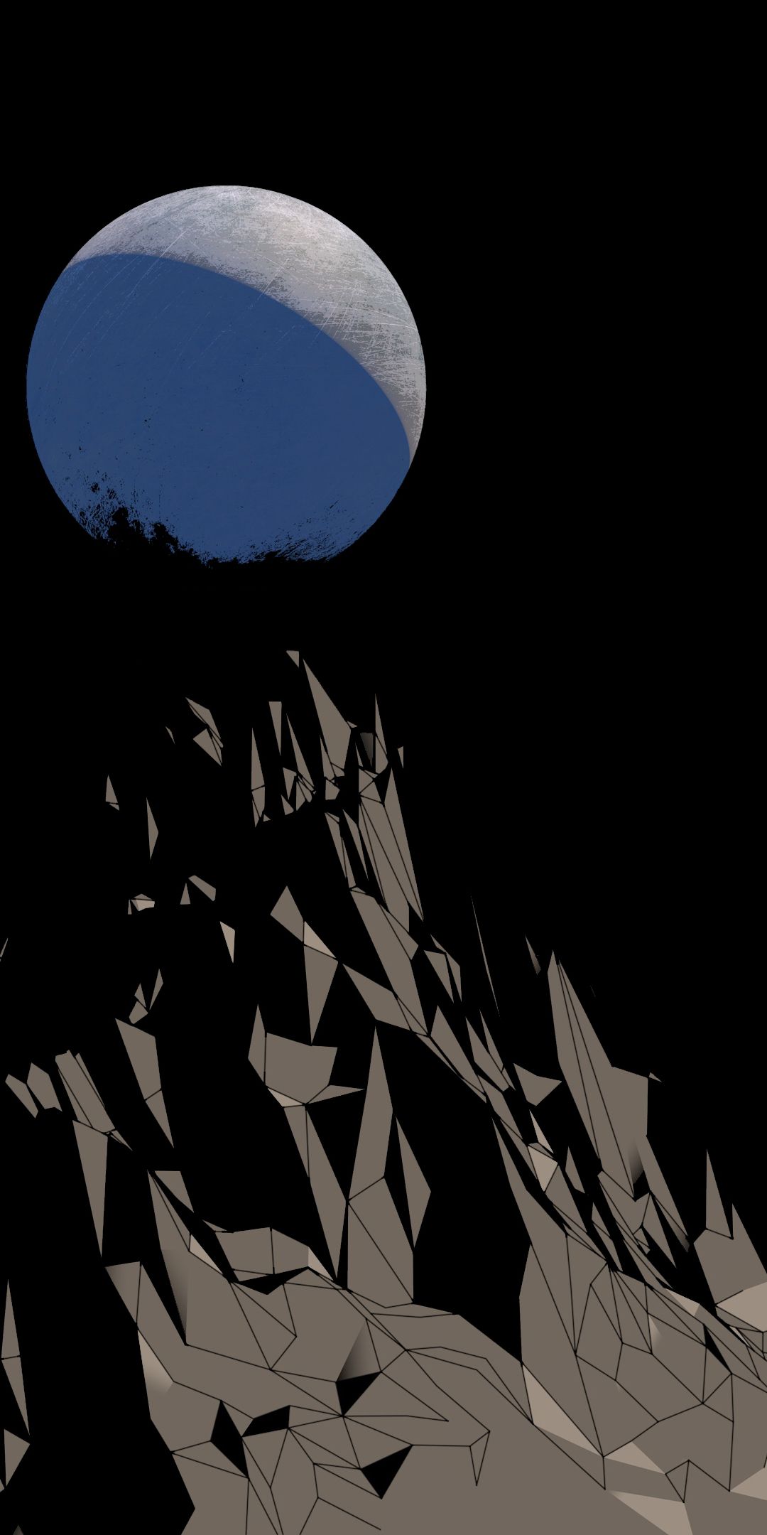 Black Mountains Vector Minimal Art One Plus 5T, Honor 7x, Honor view 10, Lg Q6 Wallpaper, HD Minimalist 4K Wallpaper, Image, Photo and Background