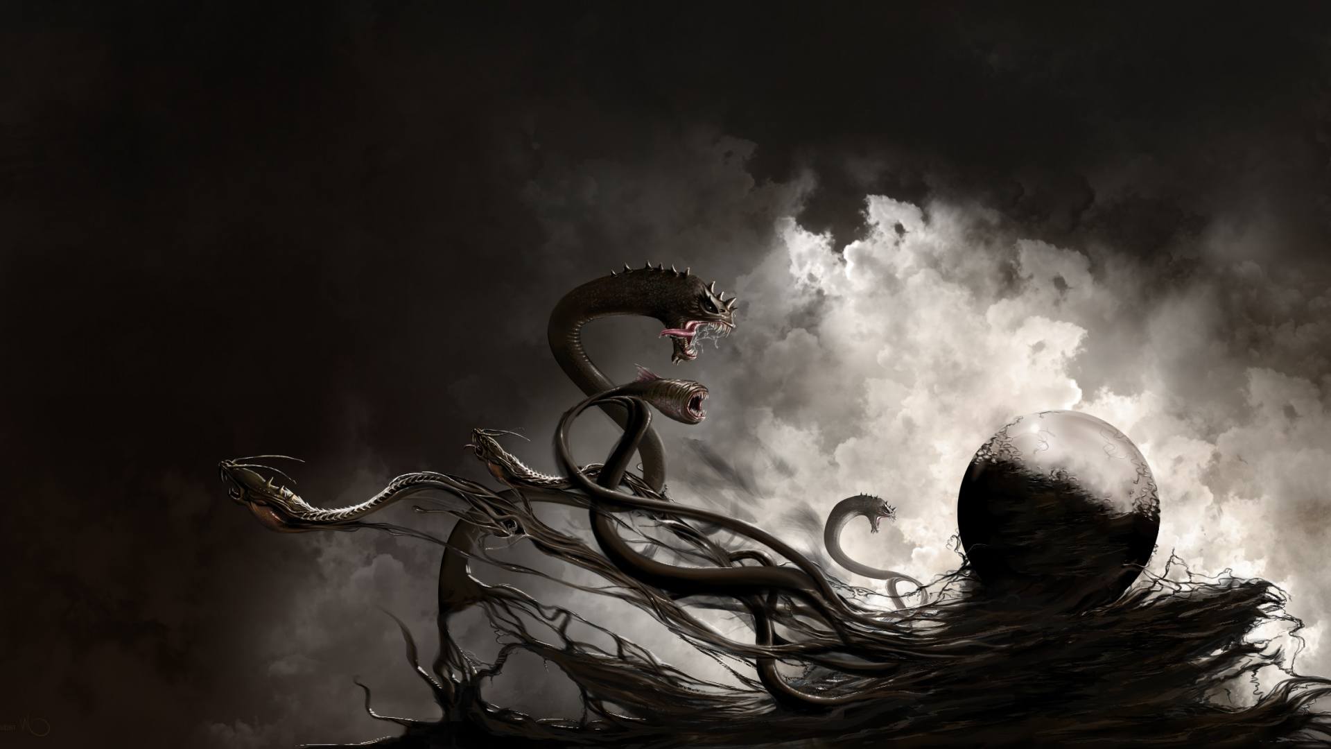 monster, Abstract, Creature, Dark Wallpaper HD / Desktop and Mobile Background