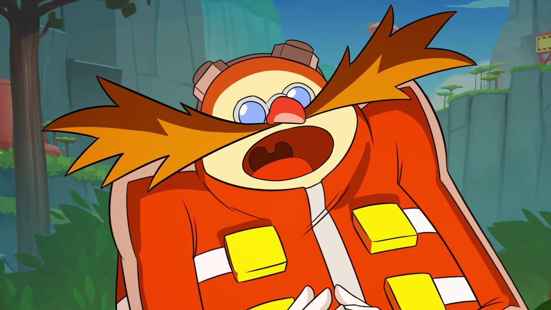 Surprised Eggman. Sonic the Hedgehog