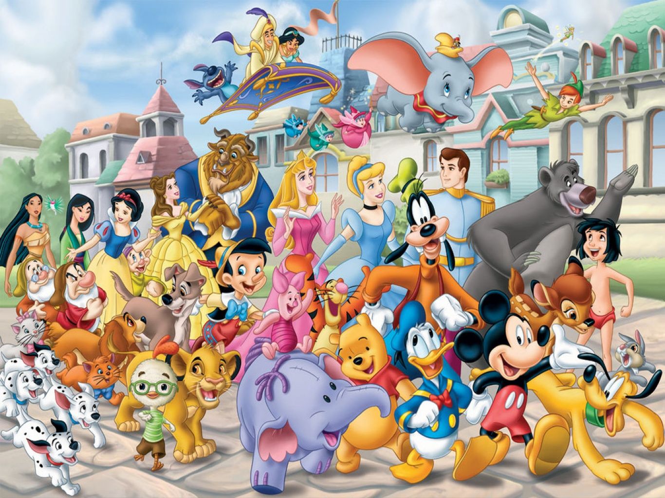 Disney Characters HD Desktop Wallpaper Resolution Disney Characters