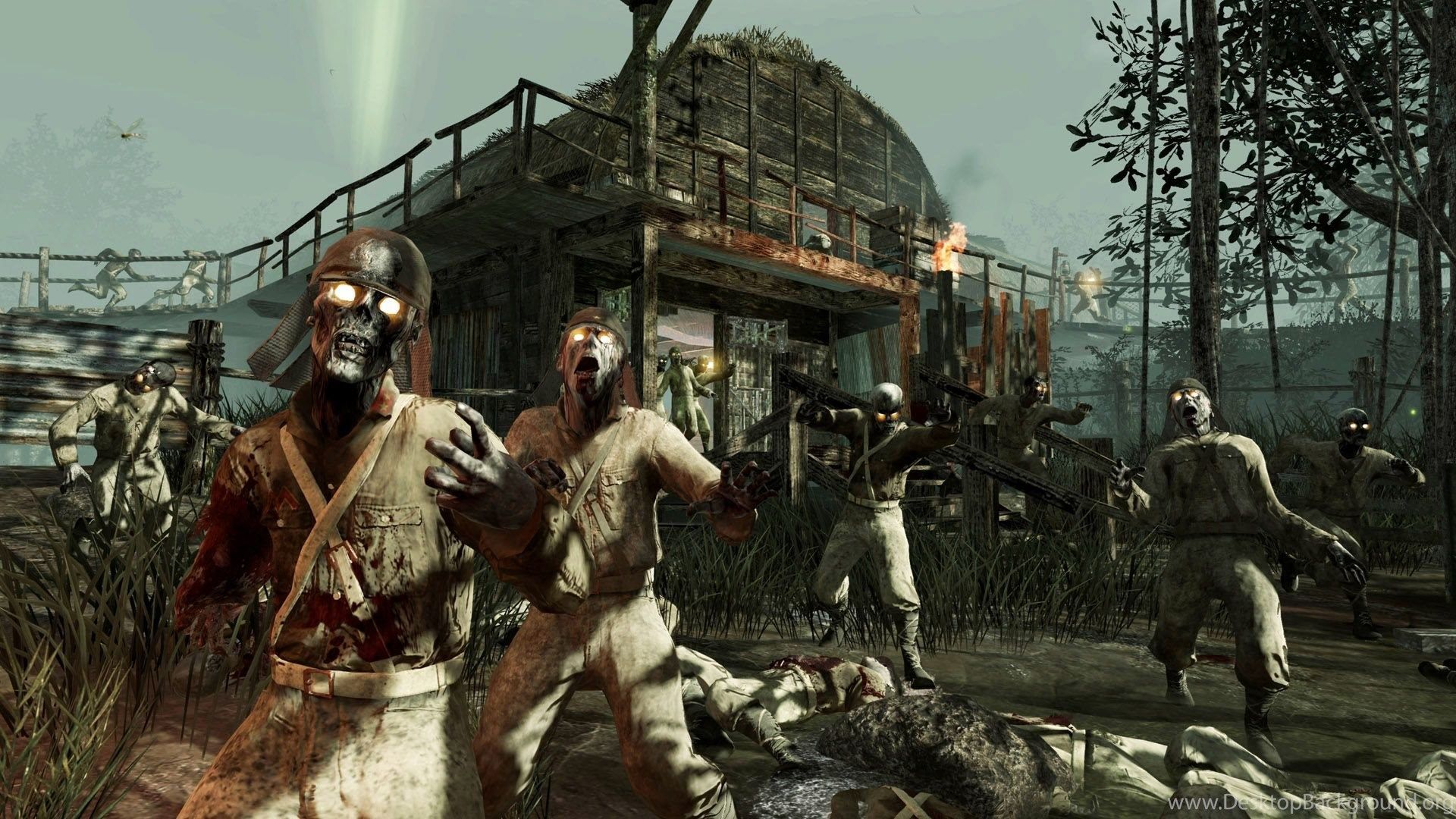 Call Of Duty Black Ops Zombies Wallpaper Desktop Background