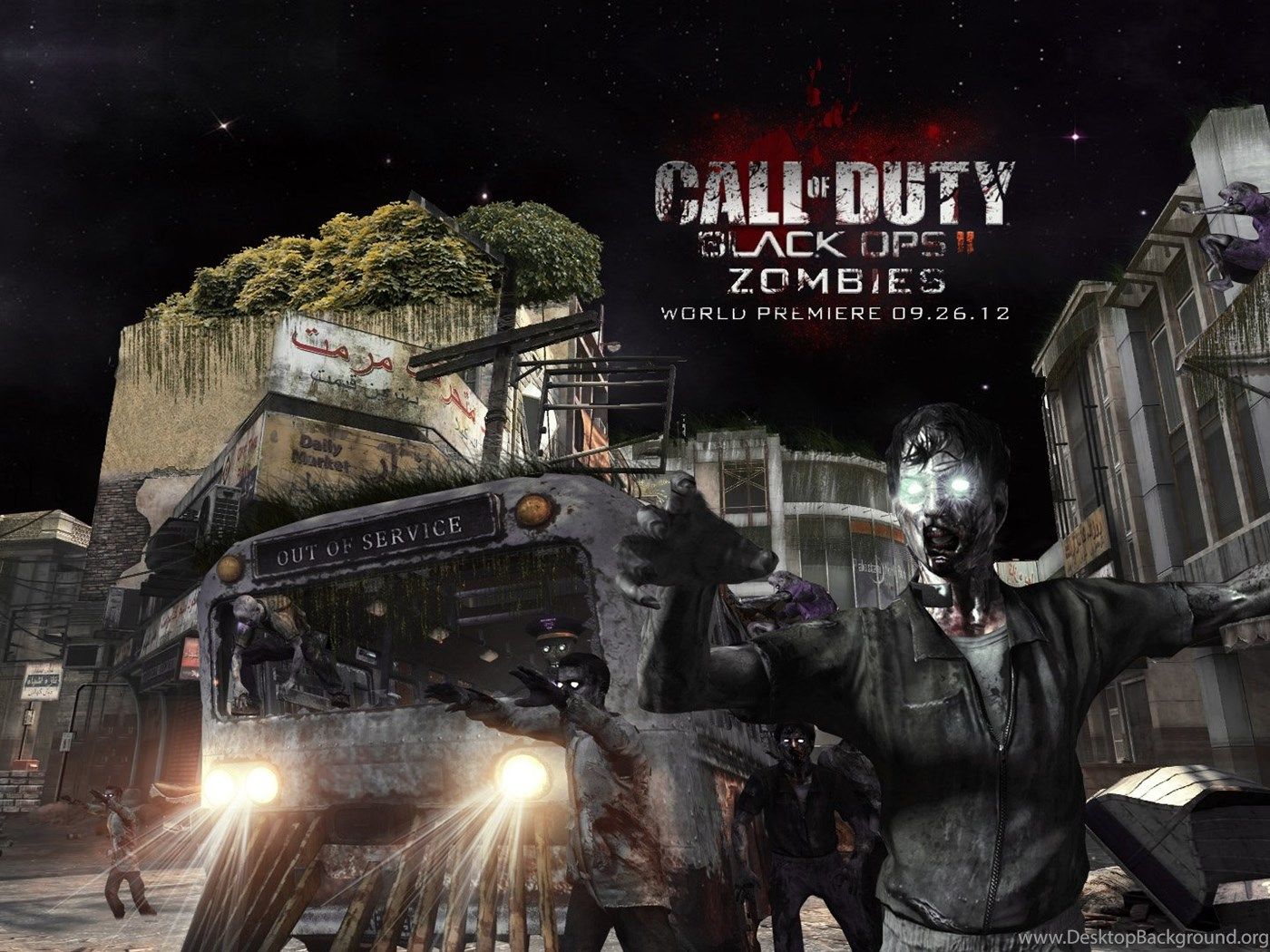 Call Of Duty Black Ops 2 Zombies Wallpaper Desktop Background