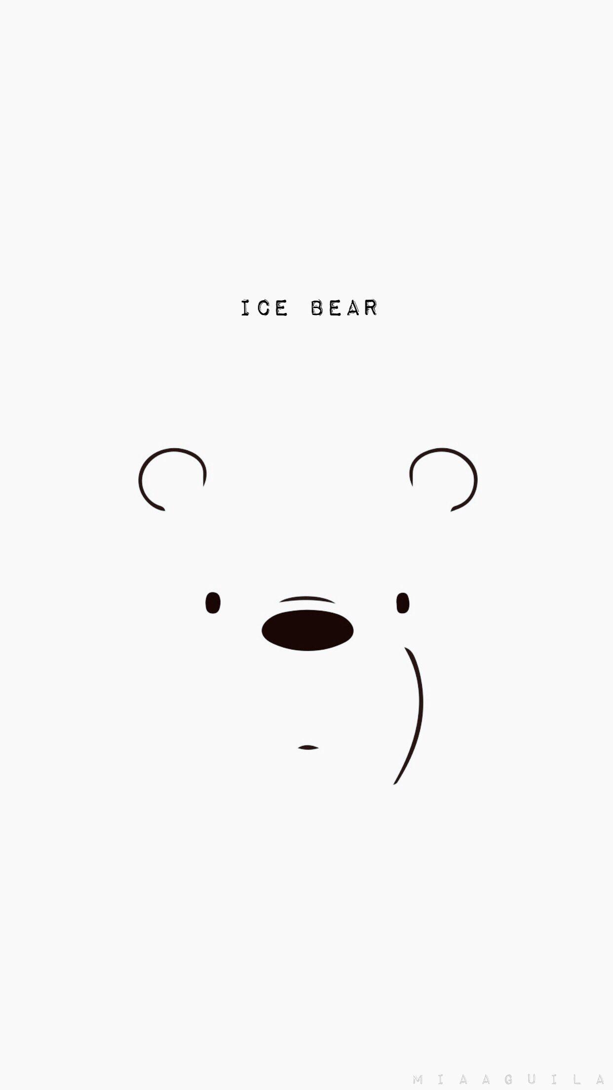 Aesthetic iPhone 7 Ice Bear Wallpaper