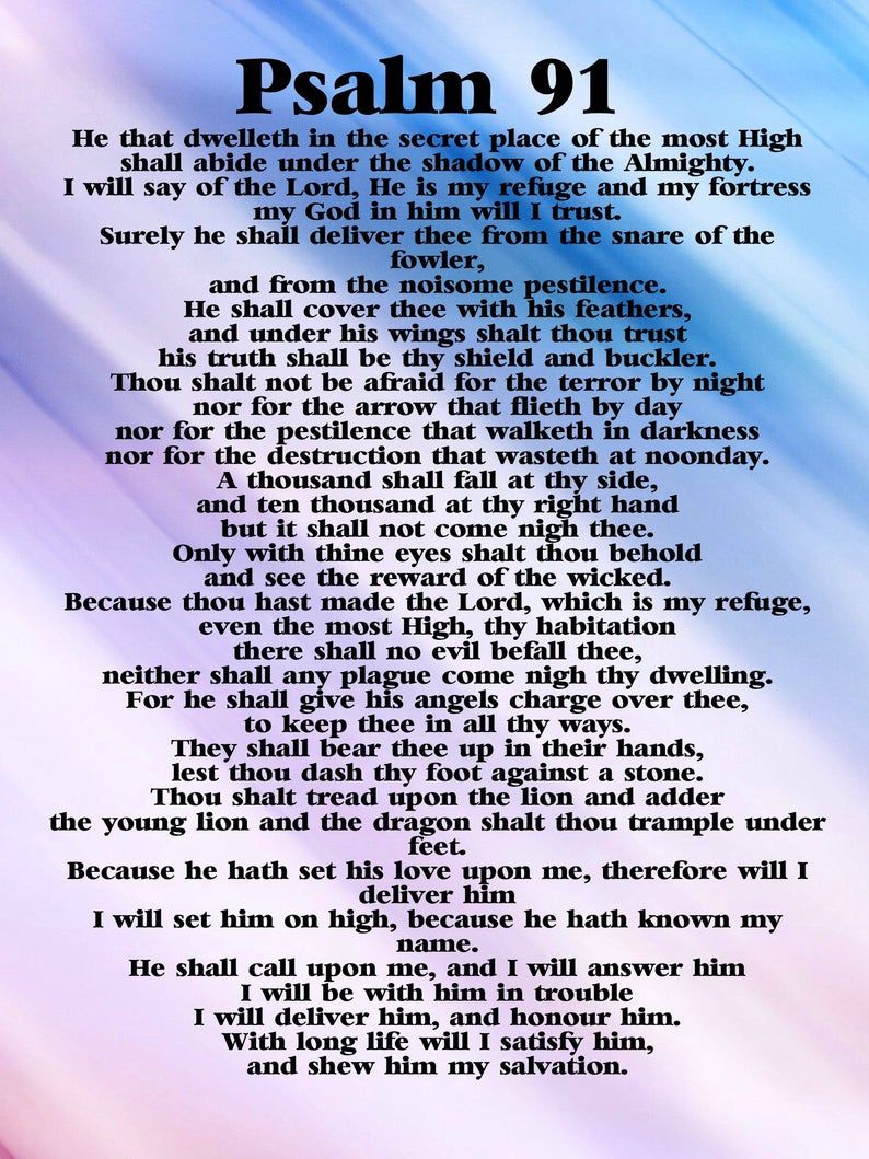 Psalm 91 Wallpapers Wallpaper Cave