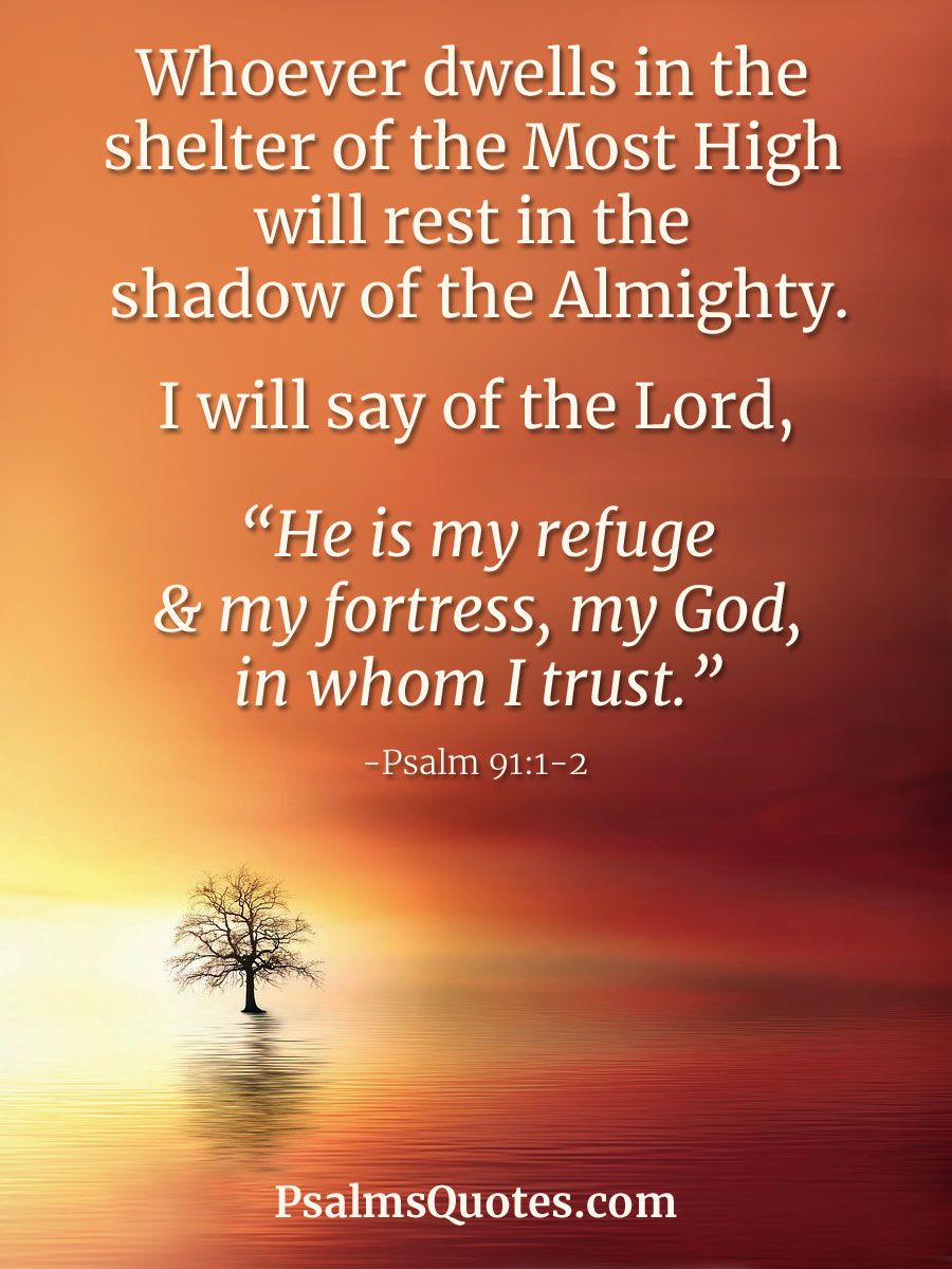 Psalm 91 Picture Image Vector n Clip Art