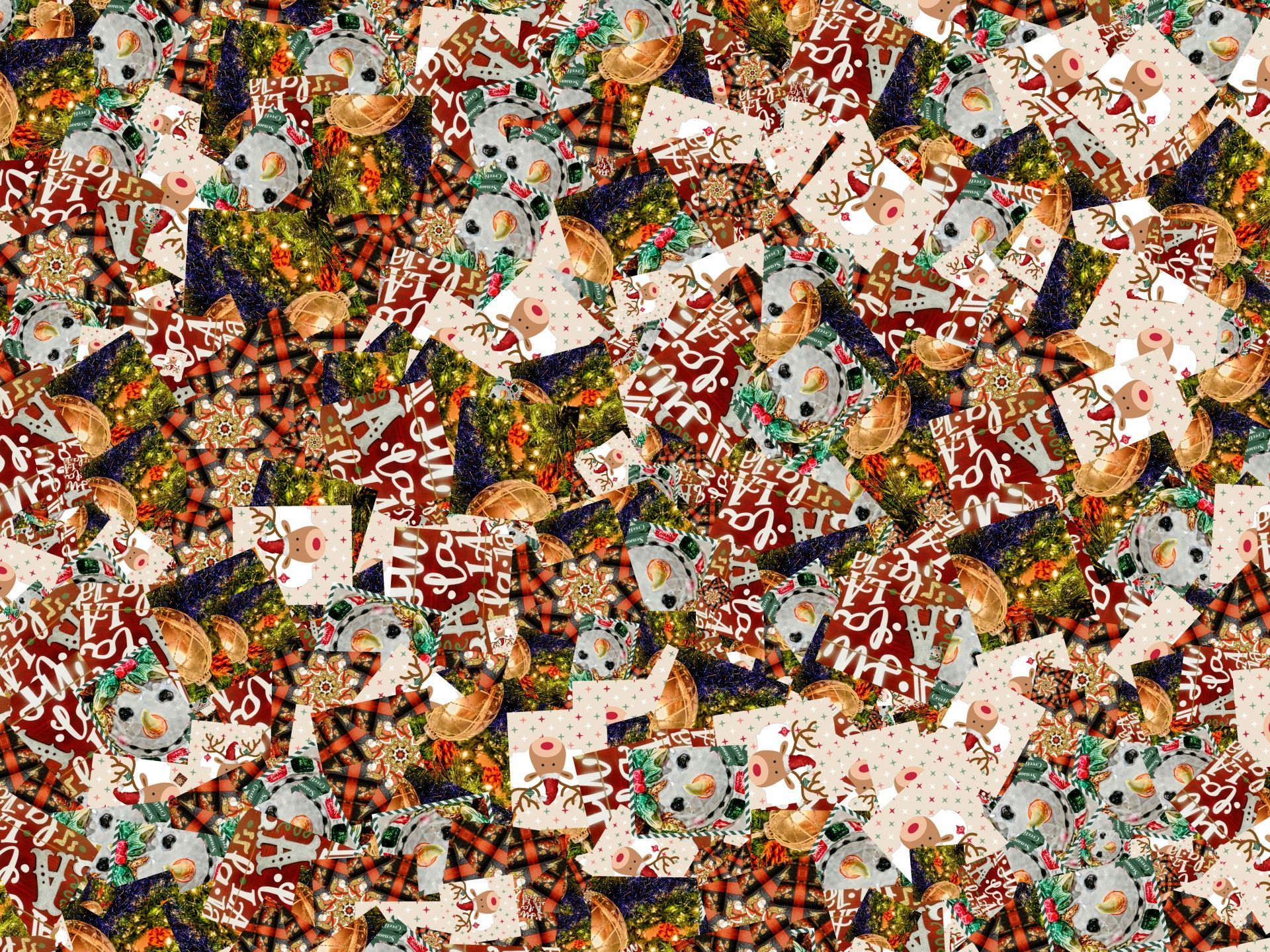 Christmas Collage Laptop Wallpaper Free Christmas Collage Laptop Background