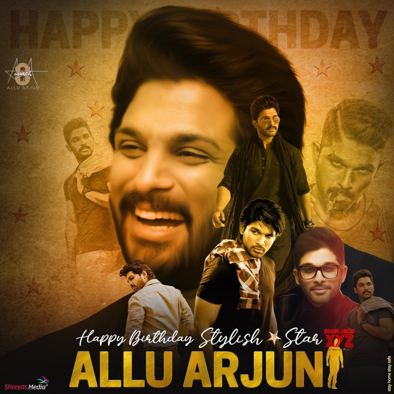 Allu Arjun 2020 Birthday Posters News XYZ