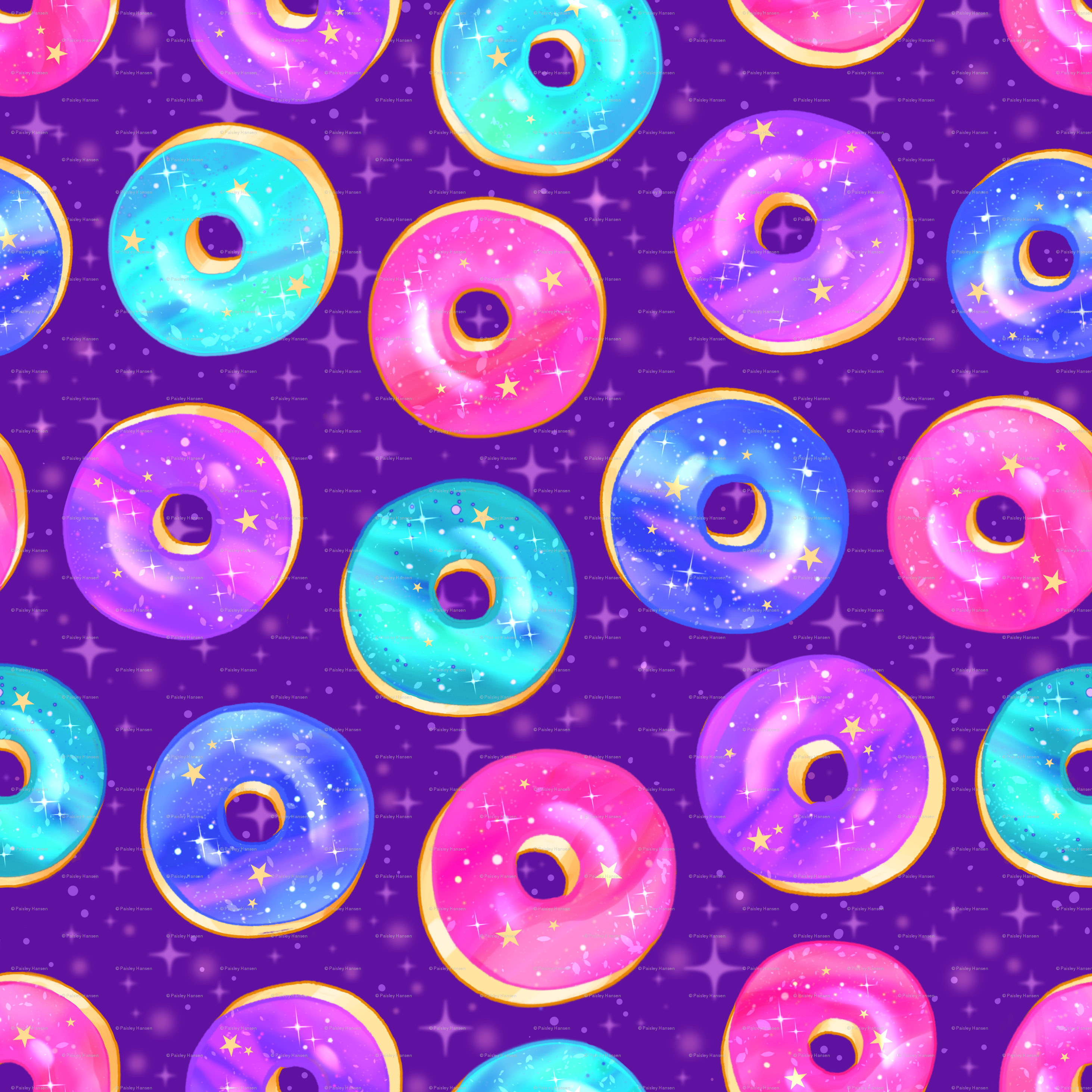 Galaxy Donut Wallpaper Free Galaxy Donut Background
