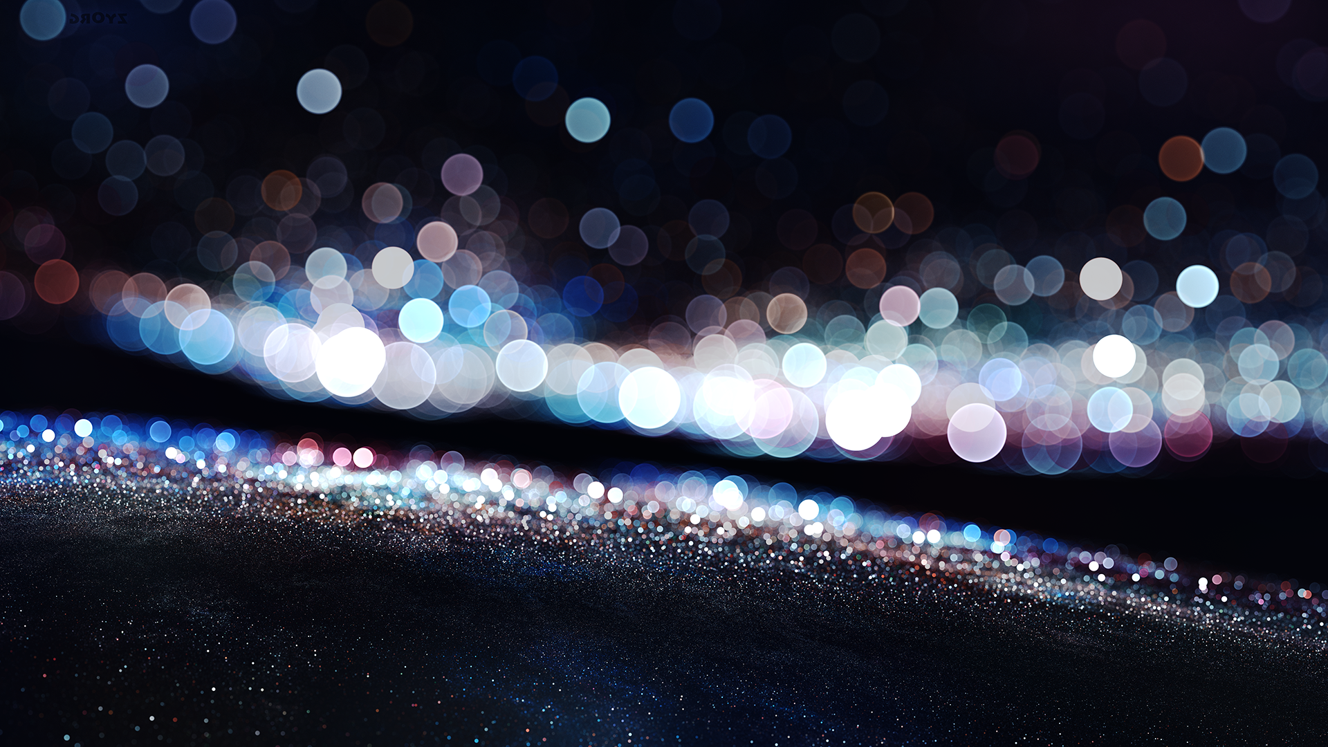 Top Blurry Lights Wallpaper Image for