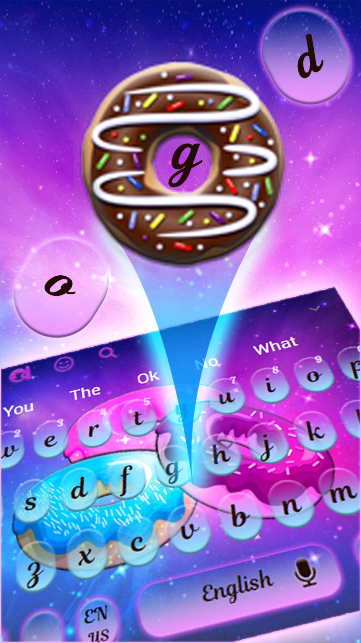 Colorful Galaxy Donuts Keyboard Theme: Amazon.ca: Appstore for Android