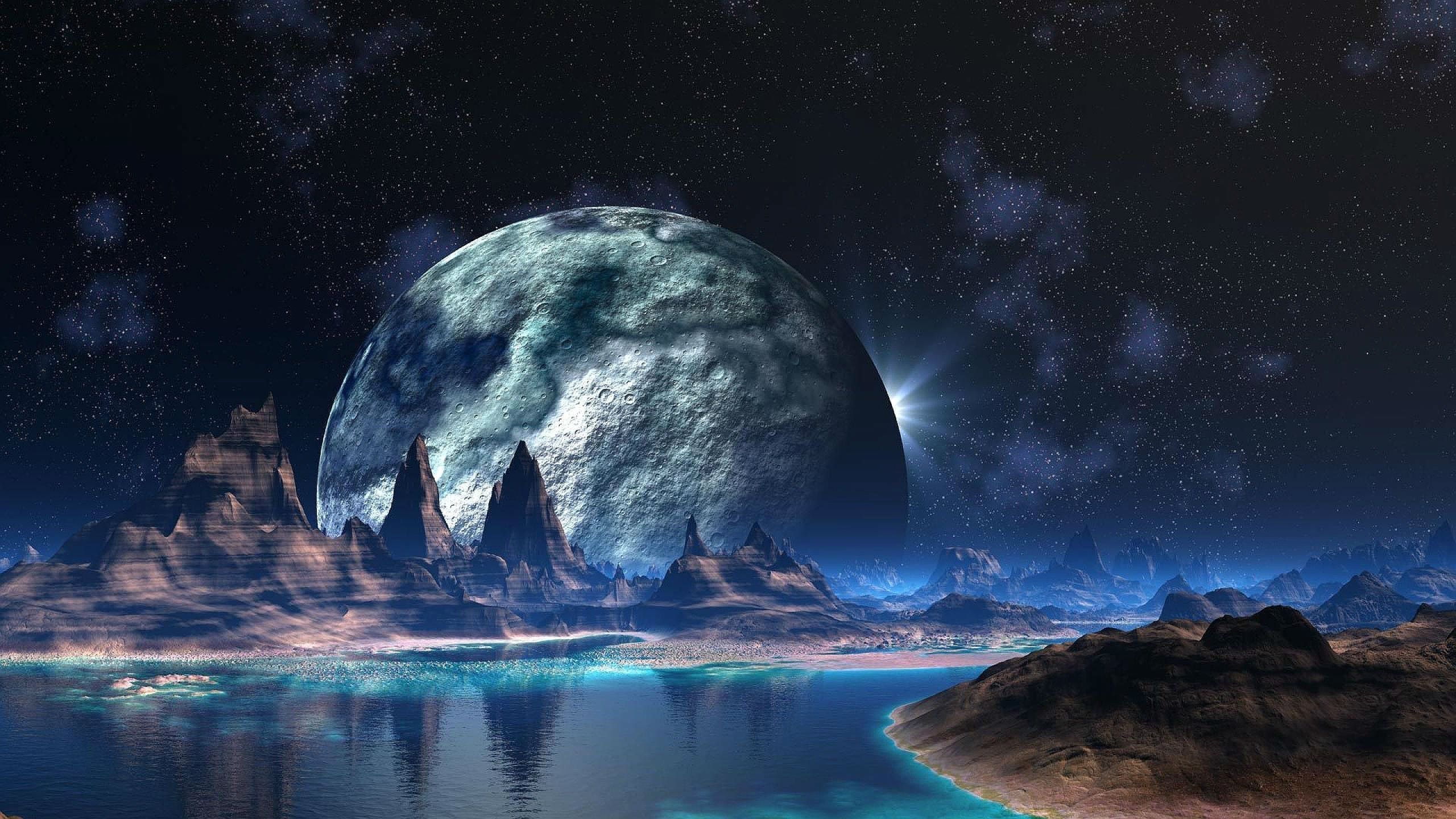 Alien Landscape Wallpaper