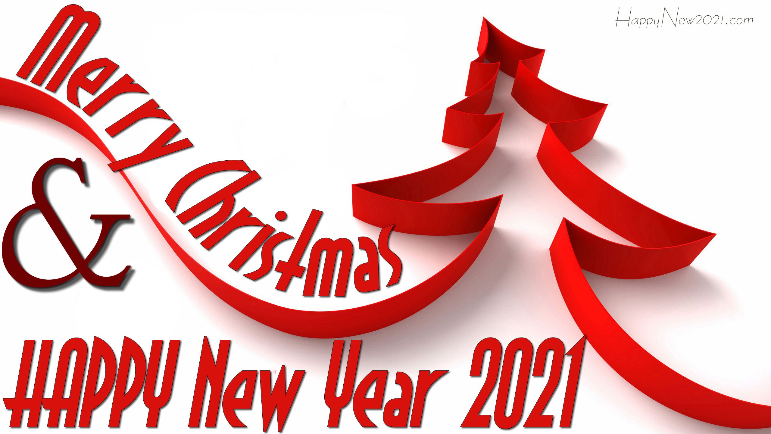 Merry Christmas And Happy New Year 2021 image