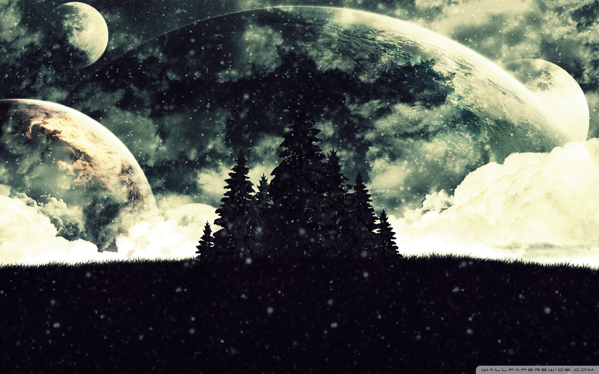 Sci Fi Christmas Wallpaper