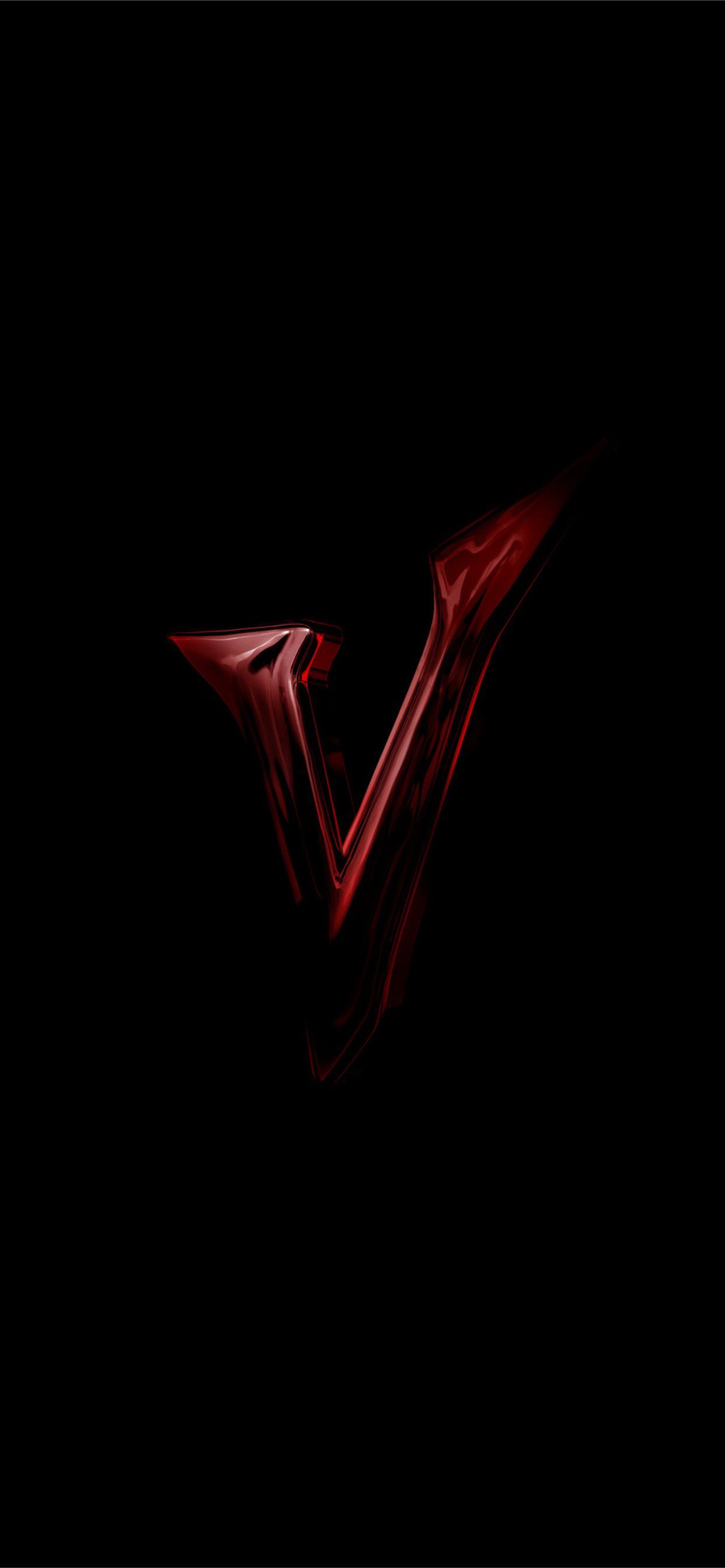 venom let there be carnage logo iPhone X Wallpaper Free Download