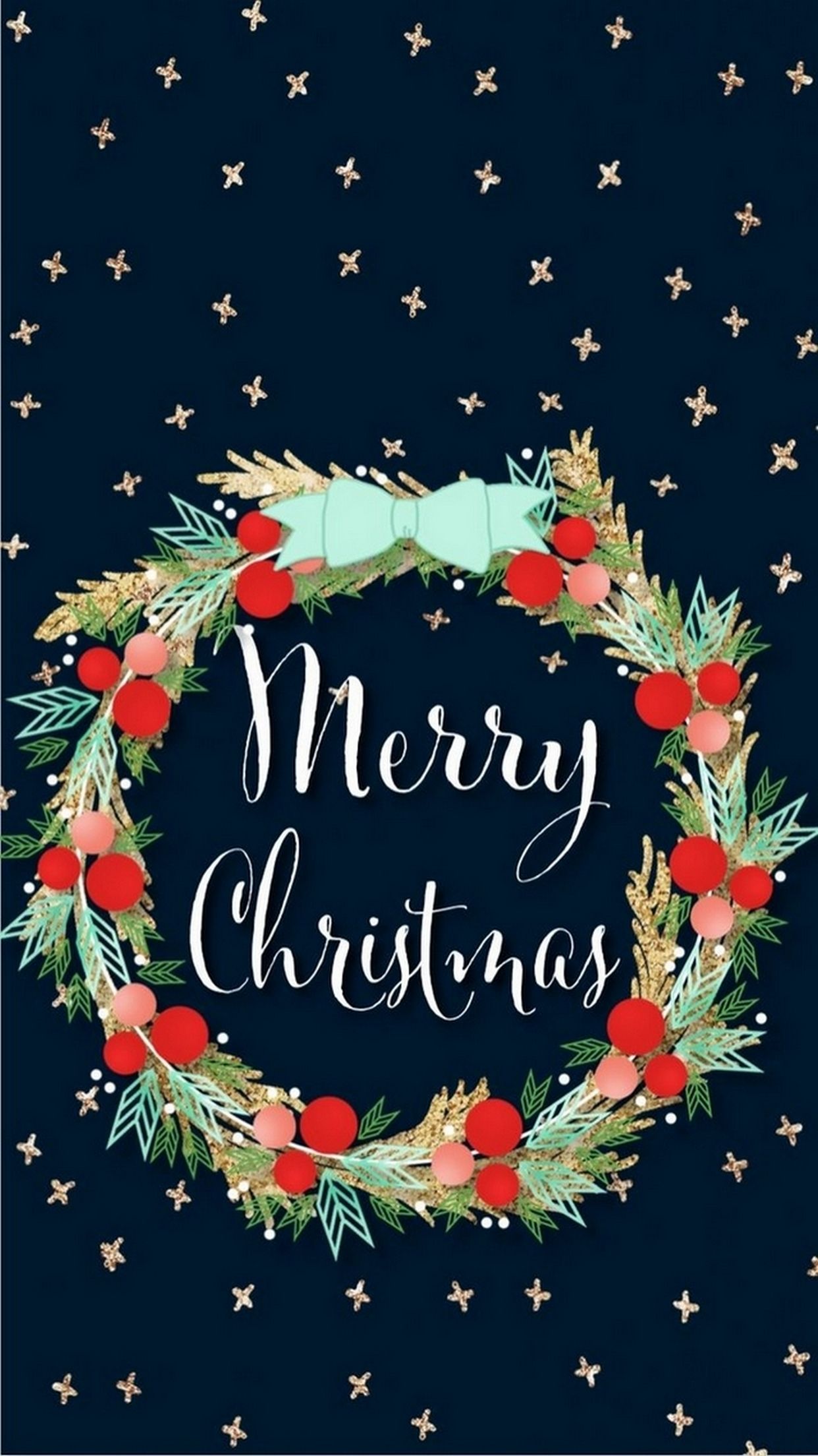 Free Merry Christmas Wallpaper HD Image for iPhone & Desktop