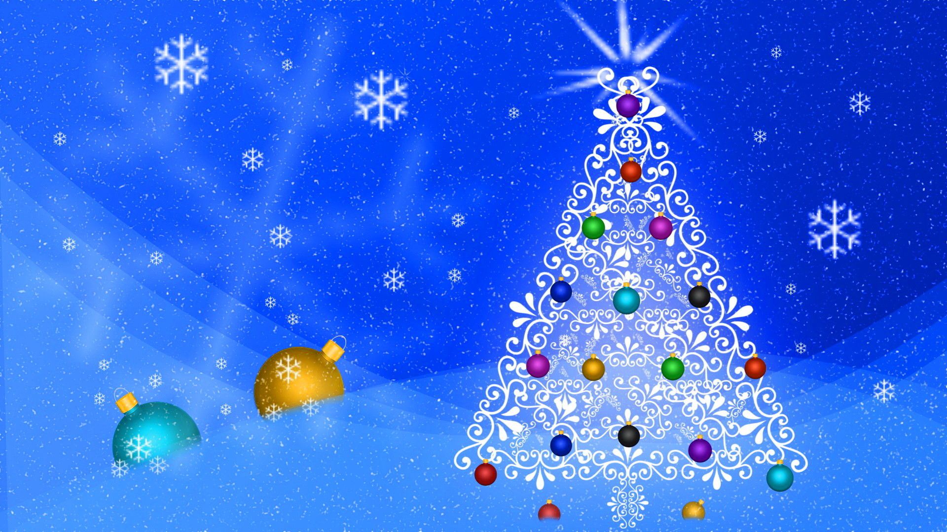 Abstract Christmas Wallpaper HD 1920x1080