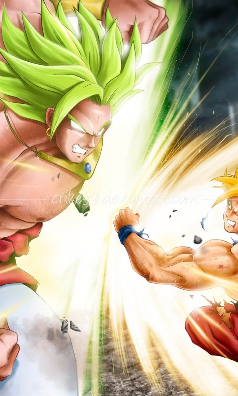 Goku Vs Broly Wallpaper Desktop Background