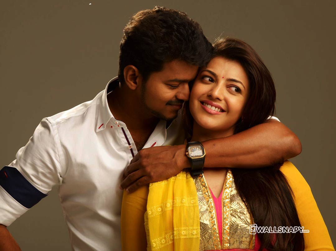 Vijay kajal romance jilla image