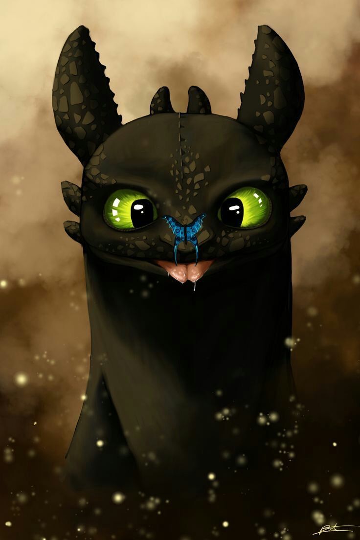 Cute Toothless Dragon Wallpaper